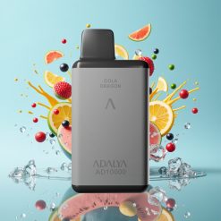 Adalya AD 10000 Puffs Italia Ingrosso Sigaretta elettronica usa e getta Melone Blu, 14 ml, 2% Nicotina, Ricaricabile USB-C, Alluminio Grigio Spazio
