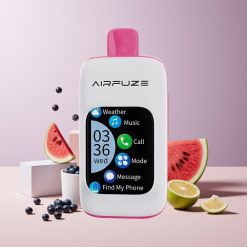 AirFuze Smart 30000 Puff Pod Disposable Italia Ingrosso 5% Mirtillo Anguria, Display 2.01" TFT, Type-C, 900mAh