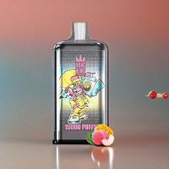 Bang King 15000 Puffs Italia Ingrosso vape monouso Pesca Mango - 21ml, 550 mAh, 0%-5% Nicotina, Design Colorato e Giocoso