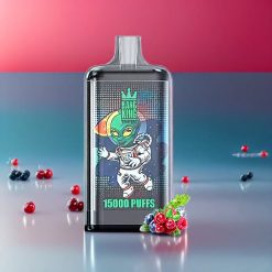 Bang King 15000 Puffs Italia Ingrosso vape monouso - Triplo Frutti di Bosco Ghiacciato, 21ml, 550 mAh, Nicotina 0%/2%/3%/5%, Design Colorato e Giocoso