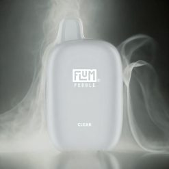 Flum Pebble 6000 Puffs Clear Italia Ingrosso 10ml 5% Mesh Coil Ricaricabile USB-C