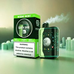 GEEK BAR Italia Ingrosso Pulse X Platinum Edition 25000 Puffs Miami Menta con Schermo 3D Curvo e Ricarica Rapida USB-C
