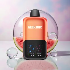 GEEKBAR 2GO Italia Ingrosso 20ml 50000 Puff Dual Tank Anguria Bubble Gum Ghiaccio Schermo Interattivo Ricaricabile