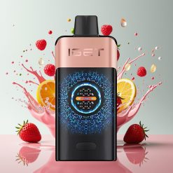 IGET ONE 12000 Puff Italia ingrosso Sigaretta elettronica usa e getta Fragola Lampone - 2700mAh, Schermo Curvo, 0.6 ohm Dual Mesh