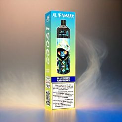 Italia Ingrosso JNR Alien Max 18000 Puffs Display LED Intelligente Doppia Bobina Mesh Blu Mirtillo Lampone 28ml Ricarica Type-C