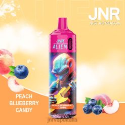 JNR Vape Flavours - jnr alieno caramelle ai mirtilli e pesca 4H28D150