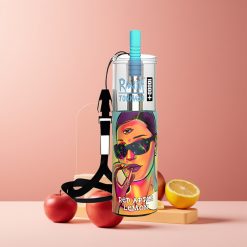 RandM Fumot Original Tornado 10000 Plus Italia Ingrosso Disposable Vape Mela Rossa Limone 20ml 850mAh Mesh Coil