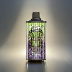 Vapsolo Super 15000 Puffs Italia Ingrosso - Blueberry Cherry Cranberry (Mirtillo Ciliegia Mirtillo Rosso) - 40ml E-Liquid, 850mAh Mesh Coil, Type-C