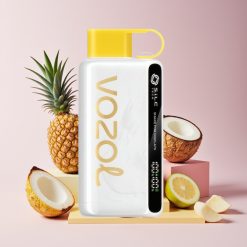 VOZOL STAR 9000/12000 Disposable Vape Ananas Cocco Ghiaccio - Italia Ingrosso con Ricarica 30% più veloce, 650mAh, S.i.L.C TECH